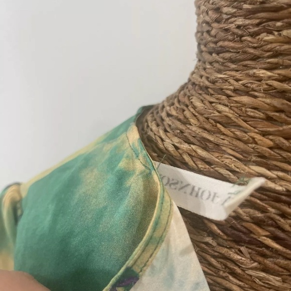 Ulla Johnston 100 % Silk blouse women  Size 8 Rare Woman’s Blouse - Picture 11 of 12